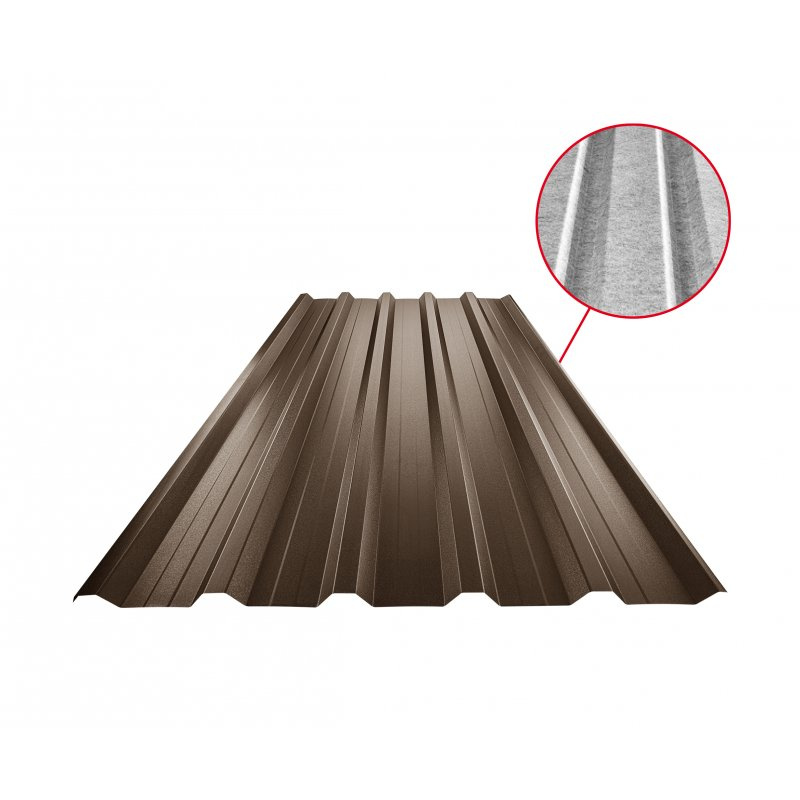 Trapéz strešný s prelisom TR 35A+ SQ (sound – aqua)